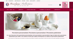 Desktop Screenshot of porcelaine-publicitaire.fr