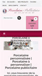 Mobile Screenshot of porcelaine-publicitaire.fr