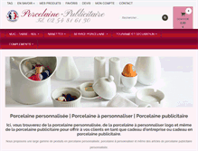 Tablet Screenshot of porcelaine-publicitaire.fr